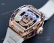 Replica Richard Mille Skull RM052 Rose Gold Diamond Watch (2)_th.jpg